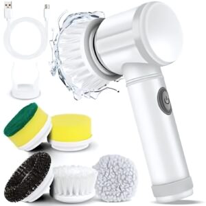Magic Brush Wireless Battery Cleaning Brush Bathtub Tile Professional Cleaning Brush Rechargeable