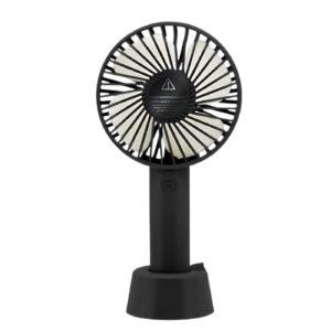 Portable Usb Rechargeable Handheld 3 Speed Strong Wind Electric Small Mini Cooling Fan (random Color)