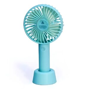 Portable Usb Rechargeable Handheld 3 Speed Strong Wind Electric Small Mini Cooling Fan (random Color)