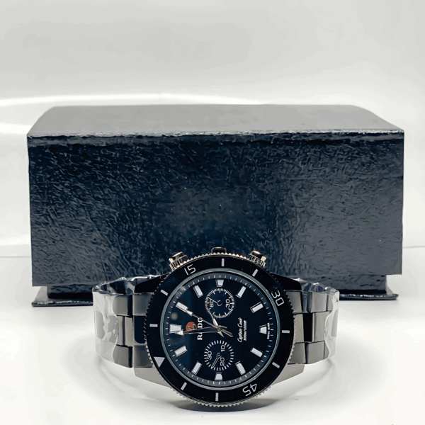 Rado Men’s Captain Cook Manual Watch, Black, Black, Sports - Image 3