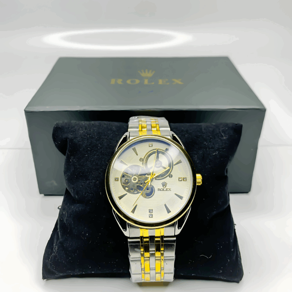 Rolex Mechanical Watch for Men | Gold And White