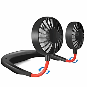 Neck Fan Adjustment Fan Hands-free Hanging Rechargeable Mini Sports Fans 3 Gears Wearable Sport Fan – Random Color