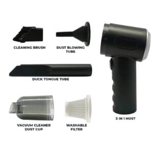Powerful 3-in-1 Cordless Handheld Vacuum Cleaner – Wet & Dry, Strong Suction For Car, Sofa, Carpet & Home Cleaning