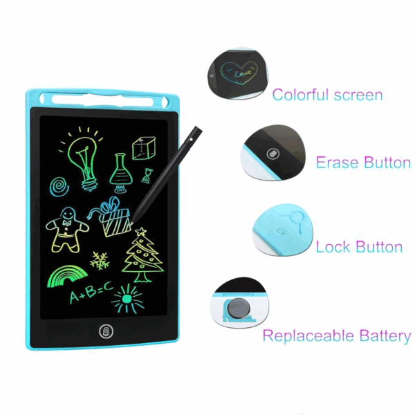 Drawing Tablet 8.5 Inch E-writing Tablet Multi Color - Image 2