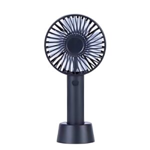 Portable Usb Rechargeable Handheld 3 Speed Strong Wind Electric Small Mini Cooling Fan (random Color)