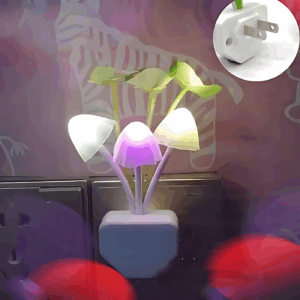 Mushroom Night Light | Led Night Lights | Flower Lamp Bedroom Baby Room Lamps For Family, Friend Or Kids Gifts (random Colors)