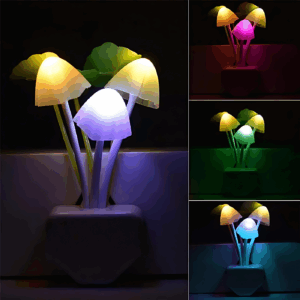 Mushroom Night Light | Led Night Lights | Flower Lamp Bedroom Baby Room Lamps For Family, Friend Or Kids Gifts (random Colors)