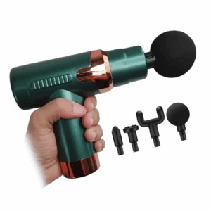 Jy-760 Mini Massage Gun Muscle Massager Portable Ultra Massage Heads Usb C Charging Port Massage Gun (black)