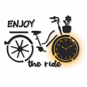 Enjoy The Ride Clock With Light Diy Clock