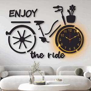 Enjoy The Ride Clock With Light Diy Clock